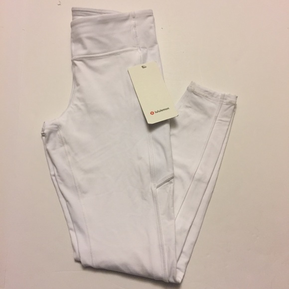 lululemon athletica Pants - Lululemon Speed Up Tight 28” White NWT New